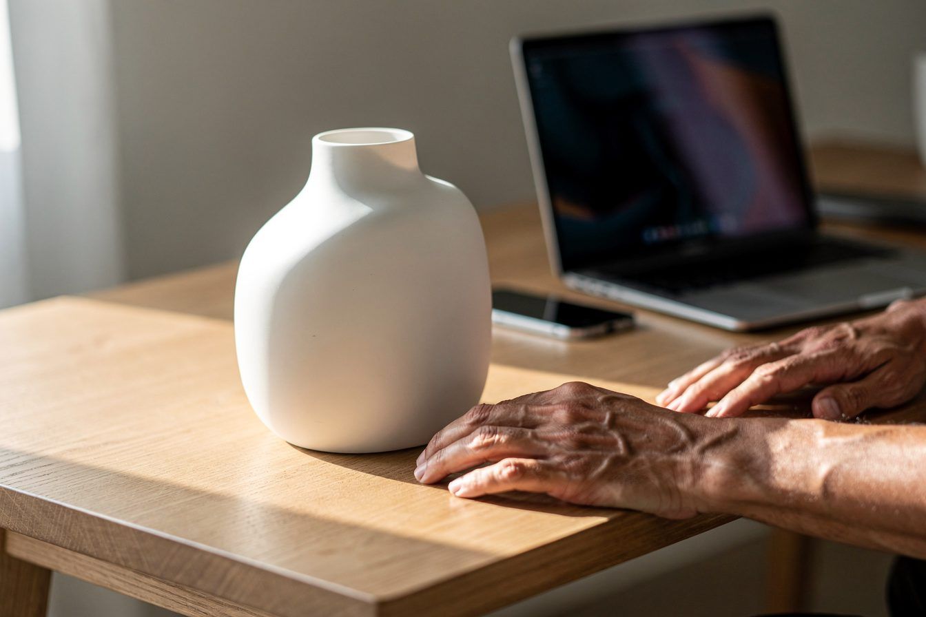 Sculptural Ceramic Vase