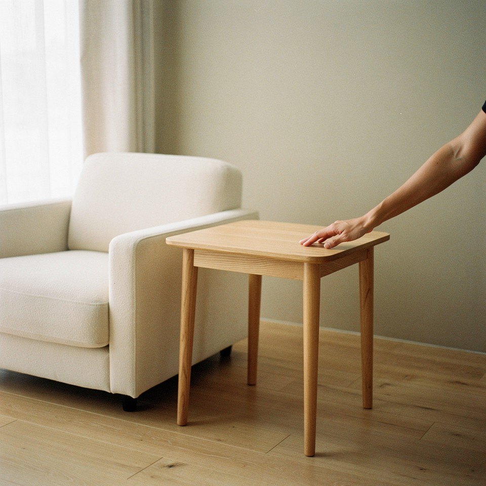 Minimalist Wooden Side Table